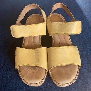 Size 8 Born Gold Platform Shoes